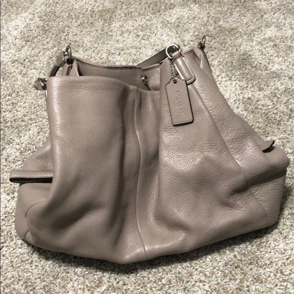Leather Coach bag